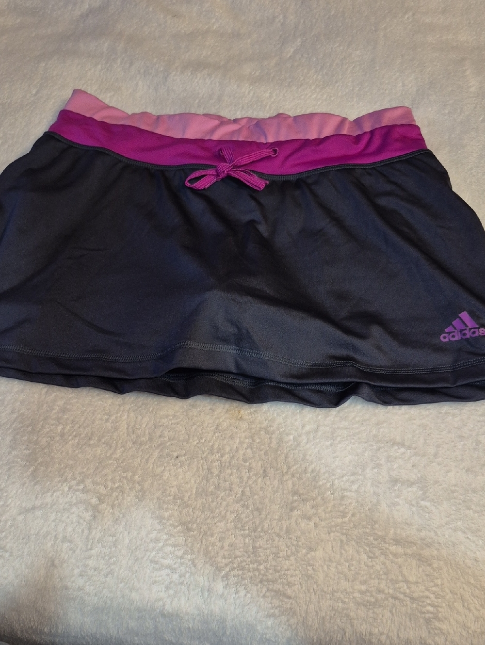 adidas Navy Skort with Pink Double Waistband Sz. S